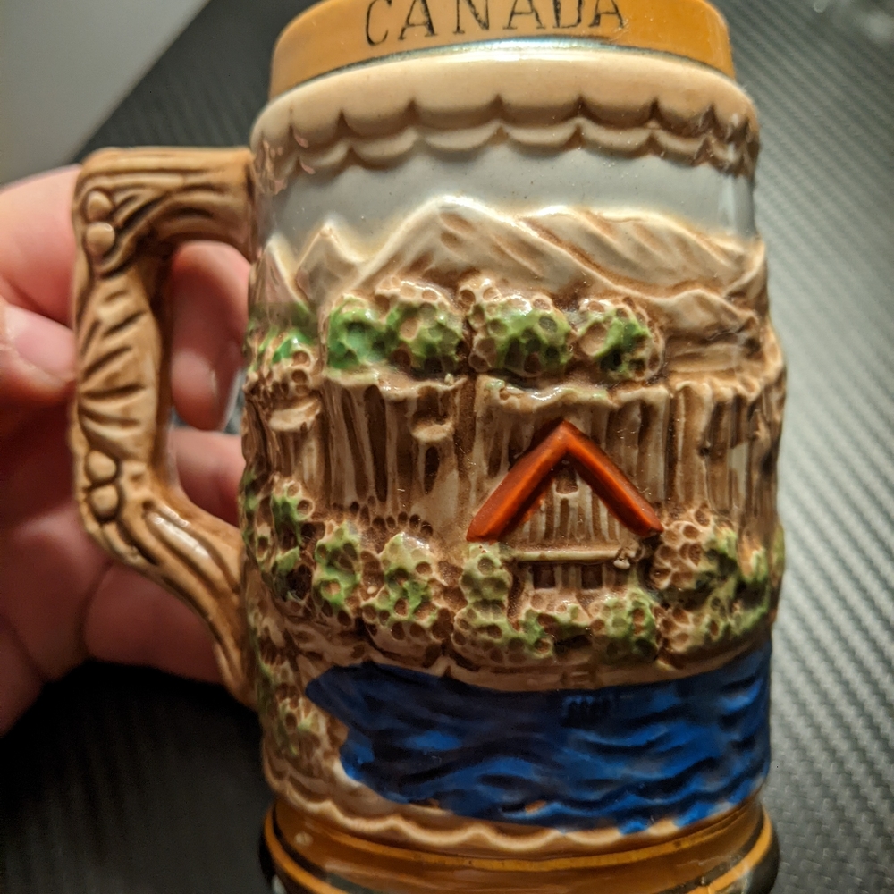 Vintage Niagara Falls Beer Stein
